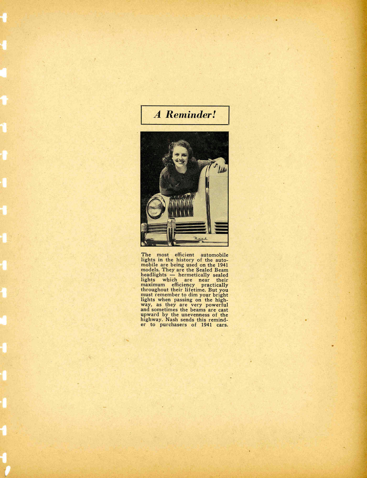 1941 Nash Press Kit Page 24